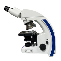 Professional Microscope. Clipping path included.