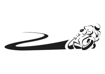 Sportbike on track © Ruff