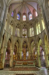 Fototapeta premium Coeur d'église de Caen