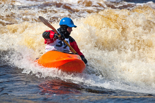 Freestyle on whitewater