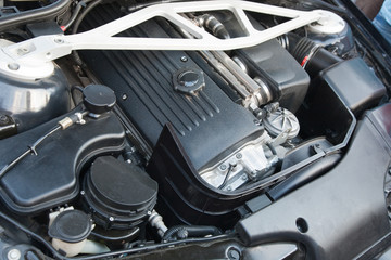 Fototapeta premium engine of modern vehicle