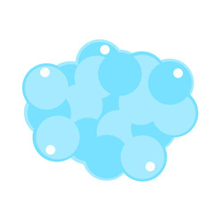 Frame of bubbles composition