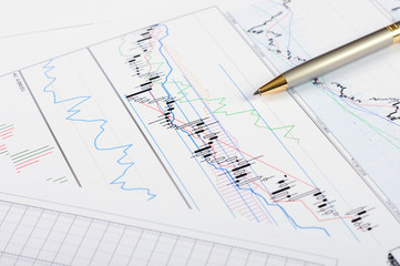 charts and graphs of sales