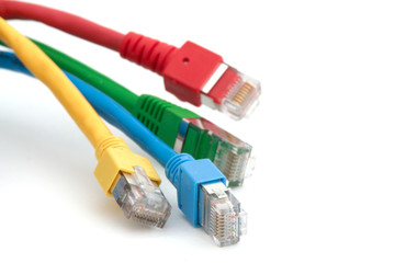 Netzwerkkabel bunt Stecker