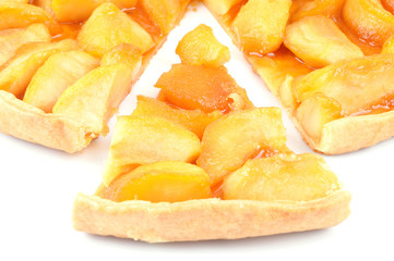 Portion de tarte aux pommes