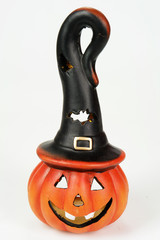 zucca halloween con cappello
