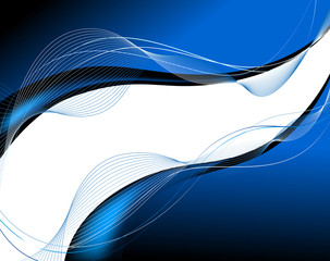 Vector blue abstract background