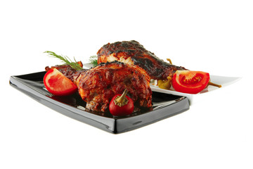 fresh grilled poultry meat