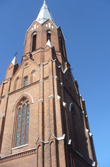 Old Catholic church tower