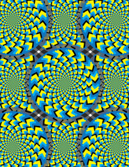 Format vertical Zigzag Wheelies (illusion de mouvement)