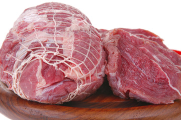 uncooked meat