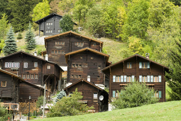 Fototapeta na wymiar Niederwald, Svizzera