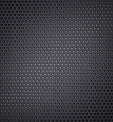 metal holed or perforated grid background