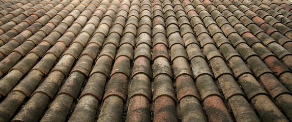 rustic roof tiles provence france