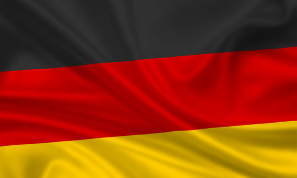 Deutschland Fahne Flagge / Germany flag Stock-Illustration