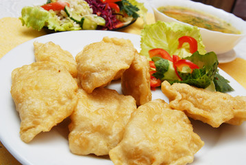 dumplings , pierogi