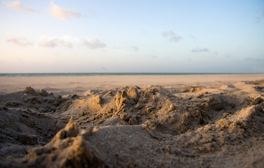 Sand on a beach