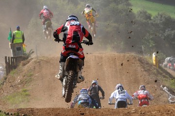les pilotes de motocross © ALAIN VERMEULEN