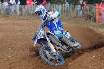 courbe en motocross