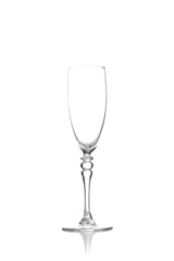 champagne glass empty