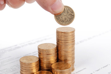 Coins on html page