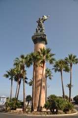 Victory statue in Puerto Banus