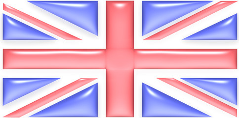 UK flag with gel effect