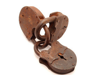 The old door lock