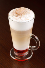 Coffee Latte in a glass