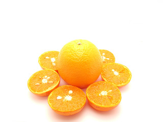 Tangerines and orange