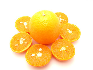 Tangerines and orange