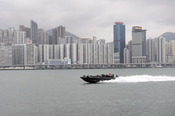Hong Kongs Skyline © OutdoorPhoto