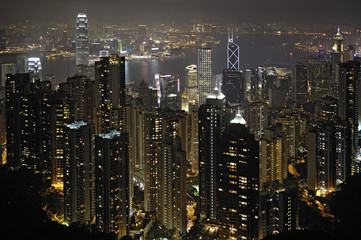 Obraz premium Hong Kongs Skyline