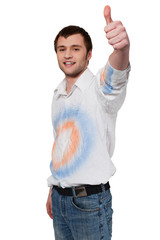 Naklejka premium ok sign