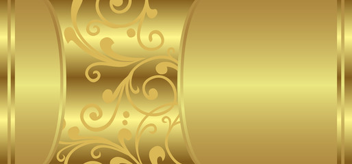 Golden Luxury - Vector Card