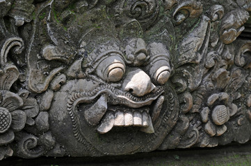 Traditional Balinese Demon statue
