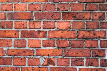 Old brick wall, background