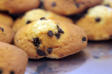 madeleines au chocolat