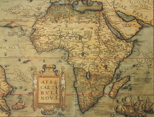 antique map of Africa - 26572314