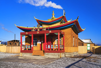 Obraz premium Maanin-dugan in the Ivolginsky Datsan, Buryatia