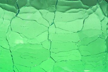 crackle glass background green