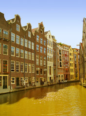 Amsterdam, Netherlands, channel houses - summer 2010