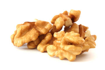 Walnuts close up