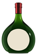 Weinflasche - Boxbeutel