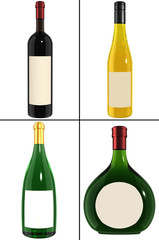 Weinflaschen - Kollektion