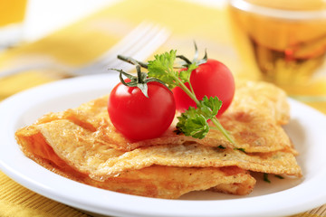 Egg omelets