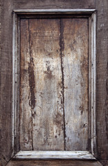 Fototapeta na wymiar Detail einer Holztür,Italien