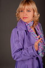 young woman portrait in studio