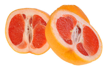 Fototapeta na wymiar Grapefruit on white background