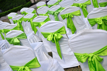 Chairs at Outdoor Wedding